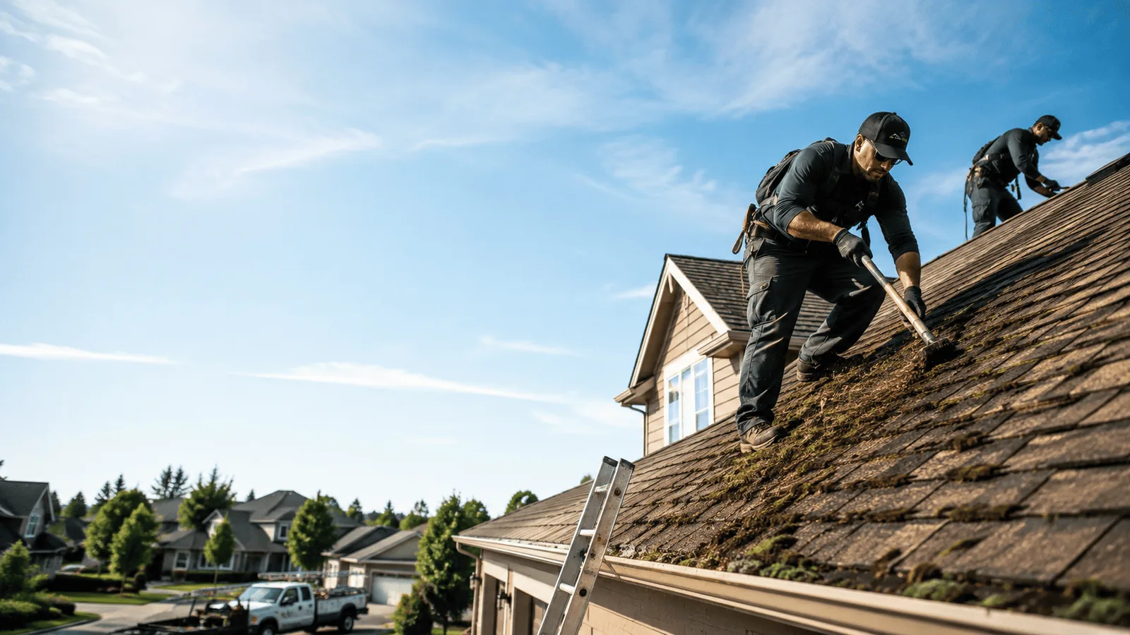 Roof Moss Removal in Bessemer, MI near me